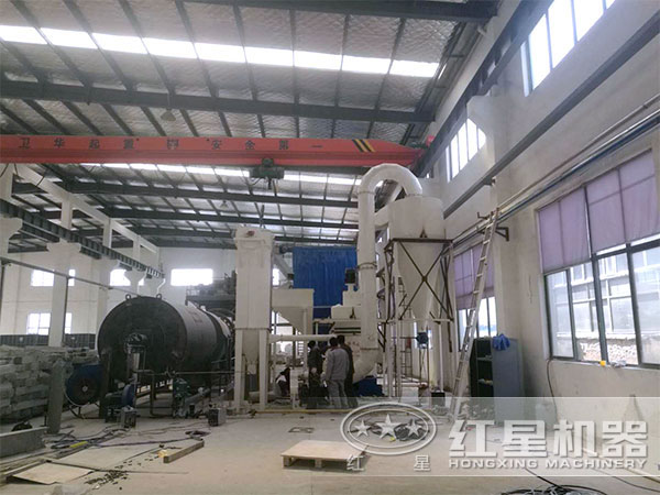摆式磨粉机生产线作业现场 摆式磨粉机生产线作业现场