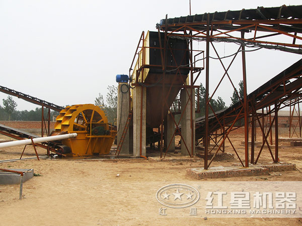 环保水洗沙设备客户现场 环保水洗沙设备客户现场