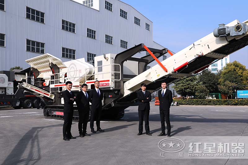 移动型颚式破碎机设备实拍 移动型颚式破碎机设备实拍